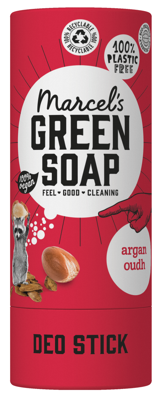 Marcel's Green Soap Deodorant stick argan & oudh 40.00 Gram
