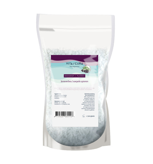 Vitacura Magnesium zout/flakes jeneverbes 500 Gram