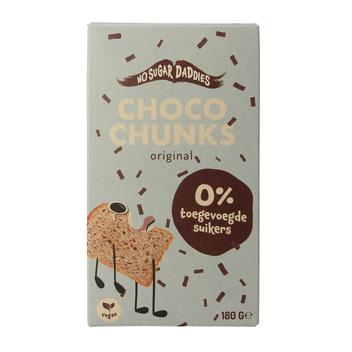 No Sugar Daddies Choco chunks melk bio 180.00 Gram