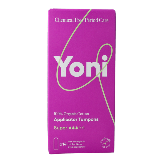 Yoni Tampons super met applicator 14.00 Stuks