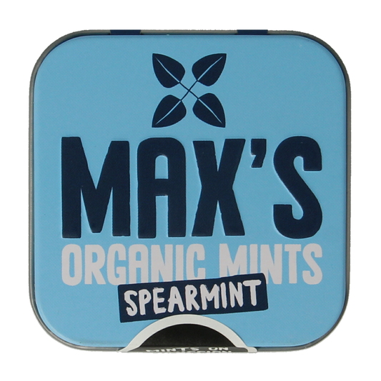 Max mints Spearmint blikje vierkant bio 35.00 Gram