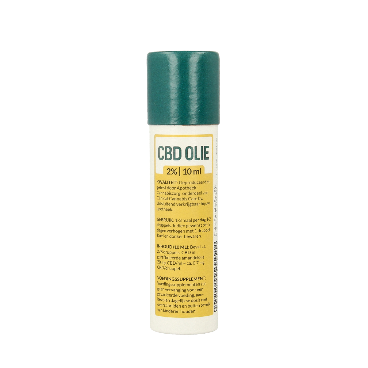 Clinical Cannabi CBD 2% olie 10.00 Milliliter