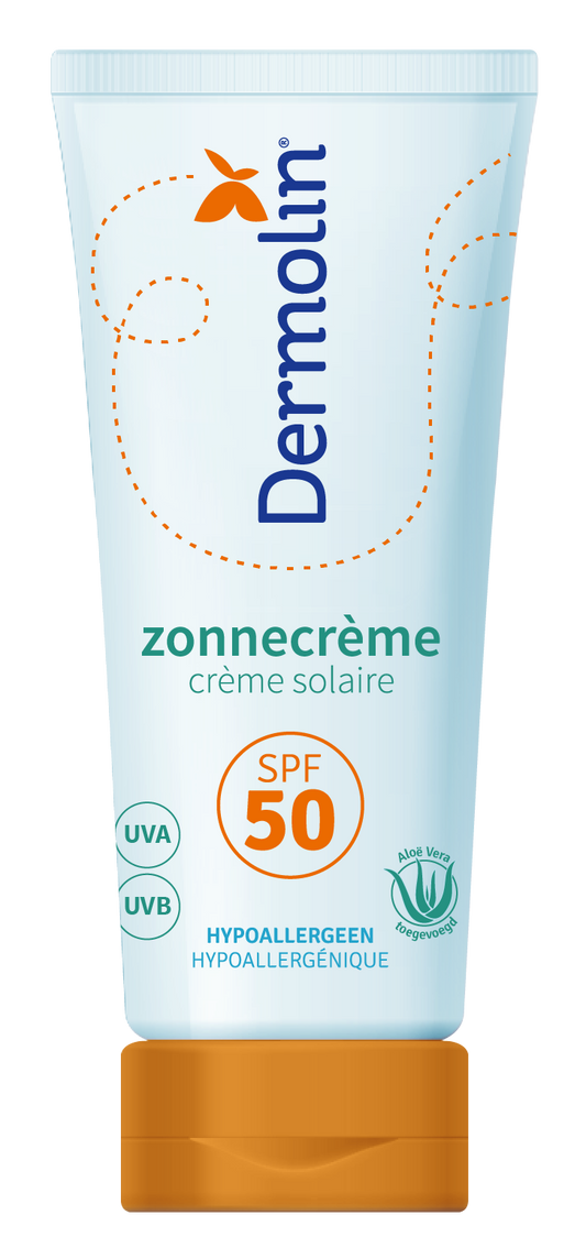 Dermolin Zonnebrandcreme SPF50 75.00 Milliliter