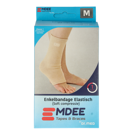 Emdee Elastic support enkel maat M huidskleur 1.00 Stuks