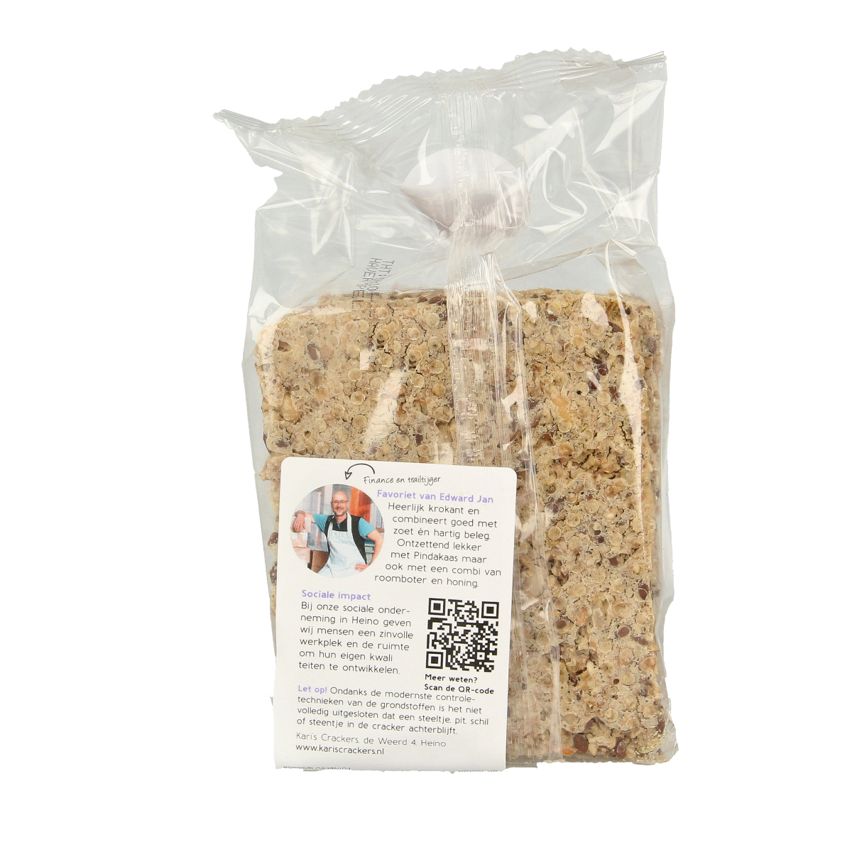 Kari's Crackers  Knekkebrod haver/spelt bio 185.00 Gram