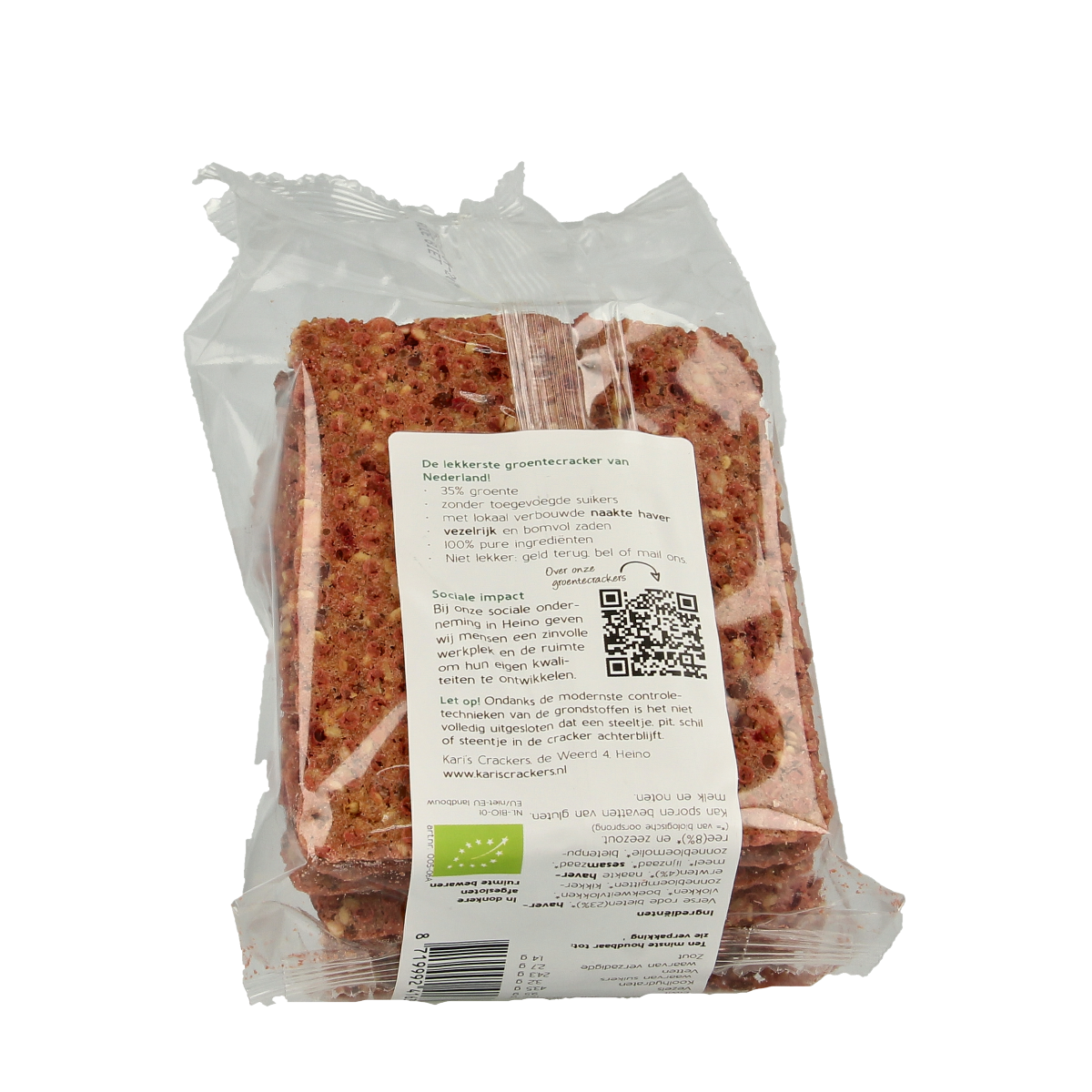 Kari's Crackers  Groentecracker rode biet bio 180.00 Gram