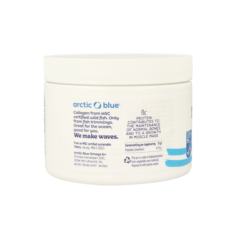 Arctic Blue Viscollageen poeder MSC naturel 150 Gram