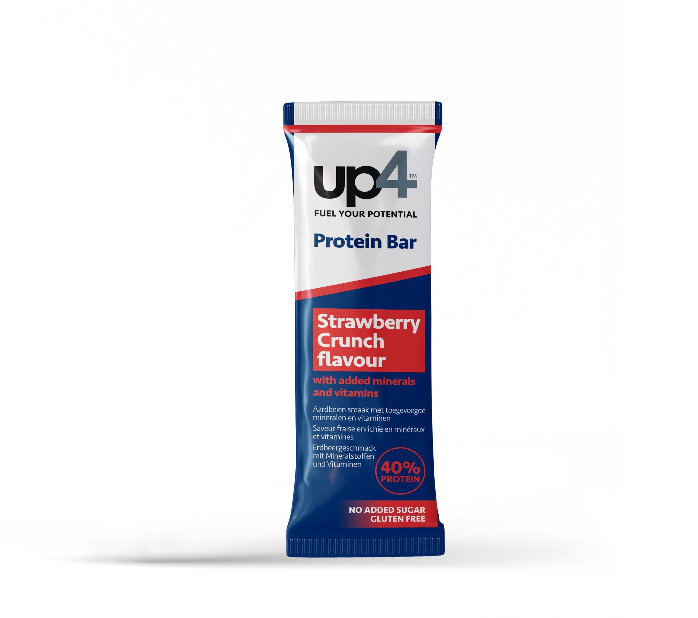 UP4 Proteine pro crunch added vit strawberry 45.00 Gram