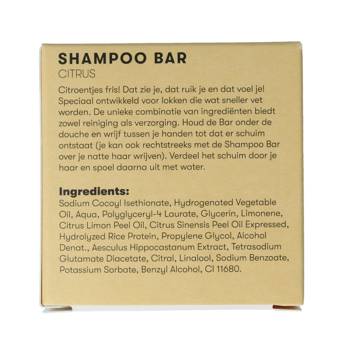 Shampoobars Shampoo bar citrus 60.00 Gram