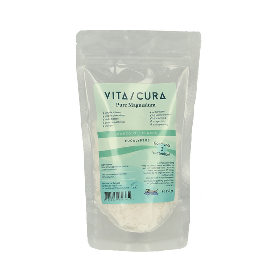 Vitacura Magnesium zout flakes eucalyptus 150 Gram