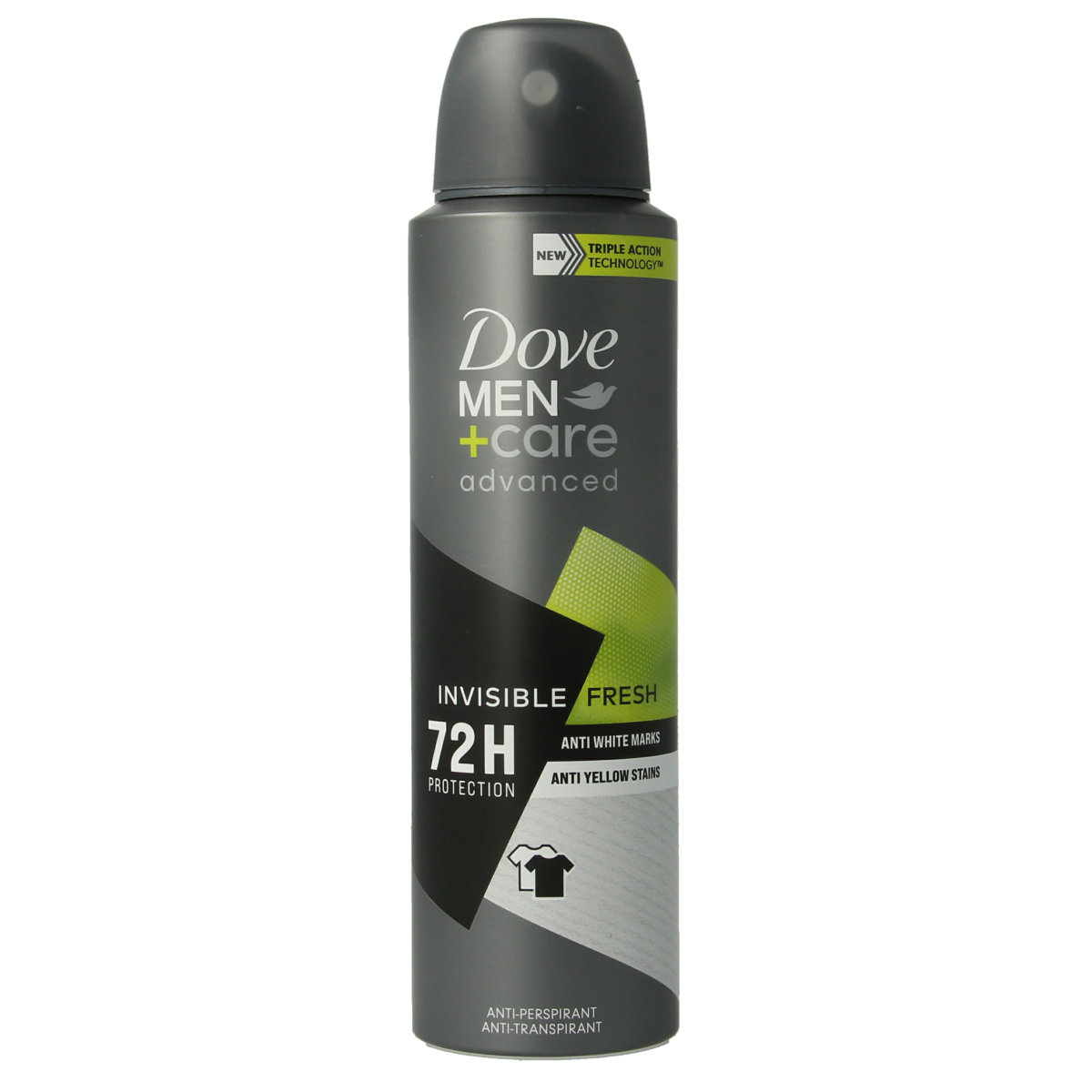 Dove Deodorant spray men+ care invisible fresh 150.00 Milliliter