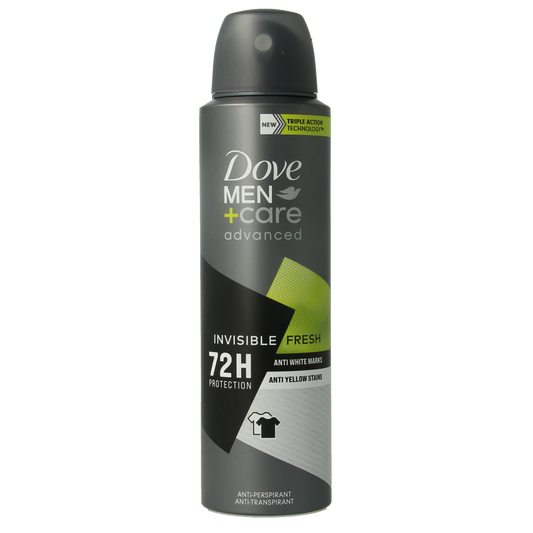 Dove Deodorant spray men+ care invisible fresh 150.00 Milliliter