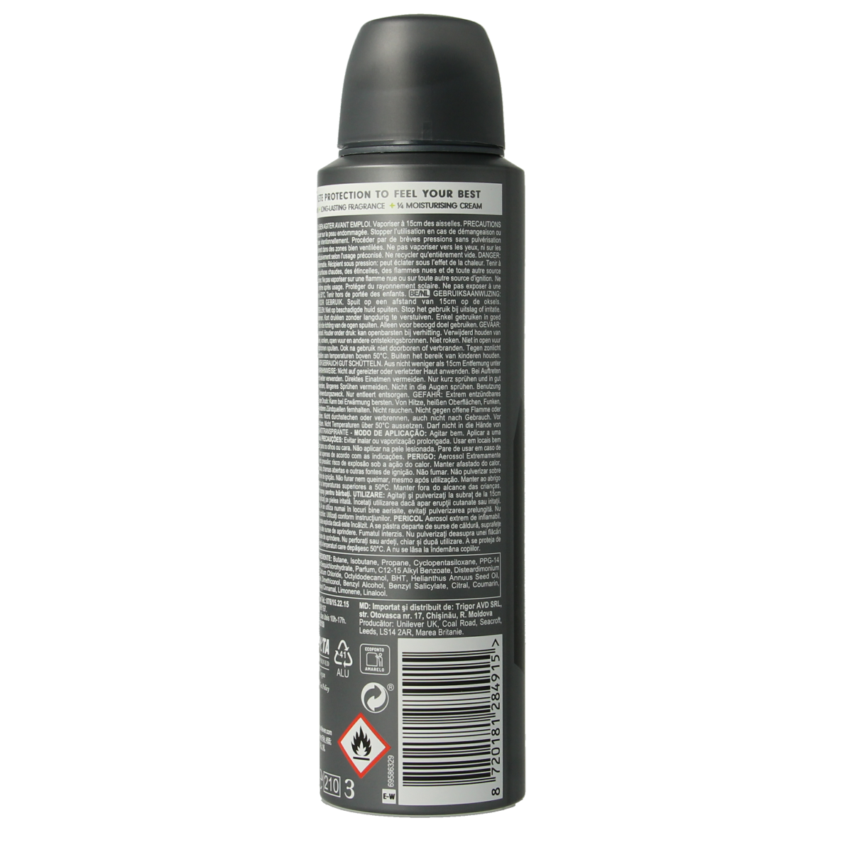 Dove Deodorant spray men+ care invisible fresh 150.00 Milliliter