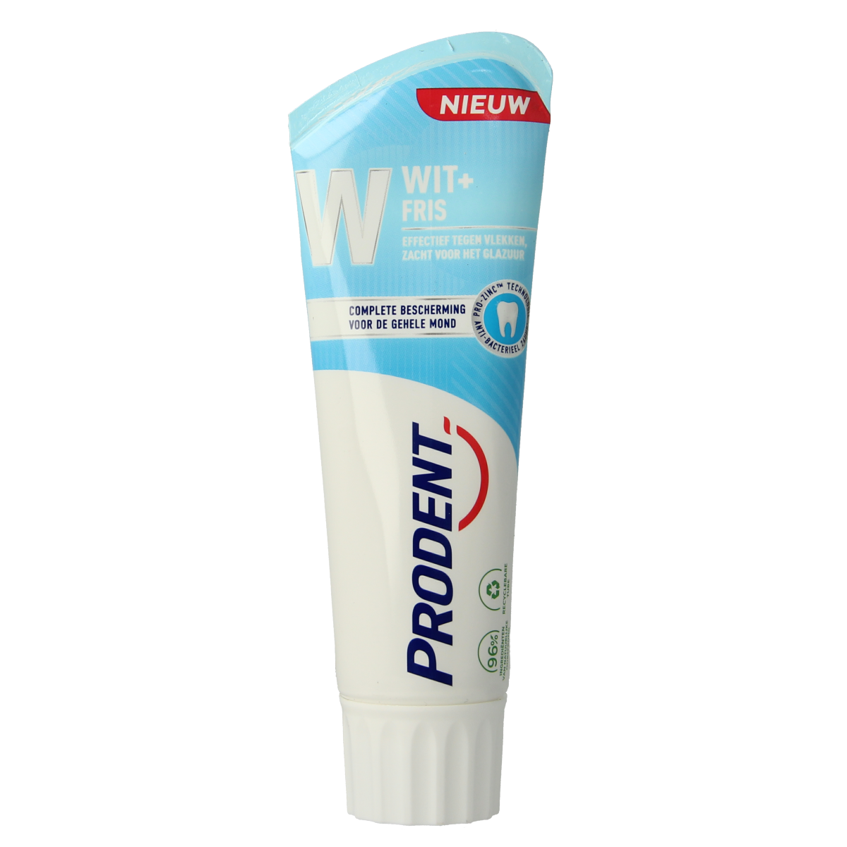 Prodent Tandpasta white + strong 75.00 Milliliter