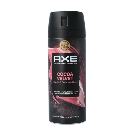 AXE Deodorant bodyspray cocoa velvet 150.00 Milliliter