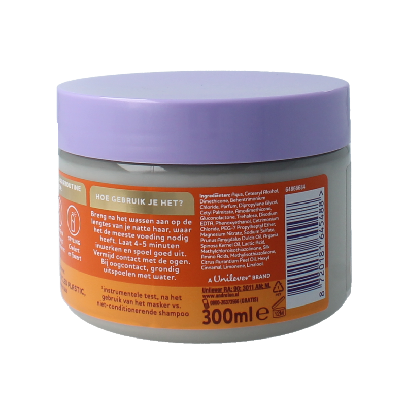Andrelon Haarverzorging masker oil en care in 300ml bottle, showing the product container and label.