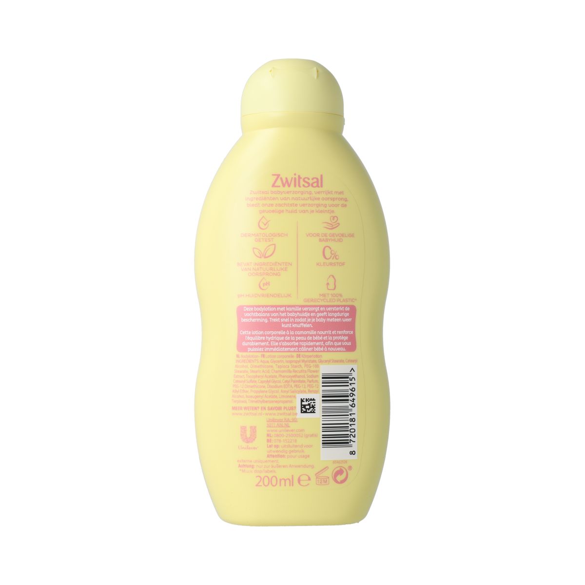 Zwitsal Bodylotion 200.00 Milliliter