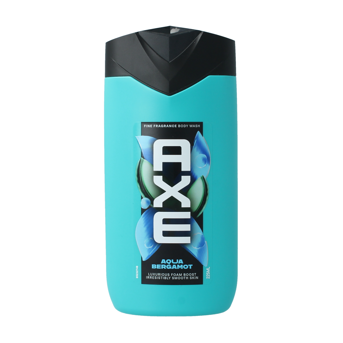 AXE Axe Fine Fragrance Aqua Bergamot shower gel in 225ml bottle, featuring a blue and silver packaging design.