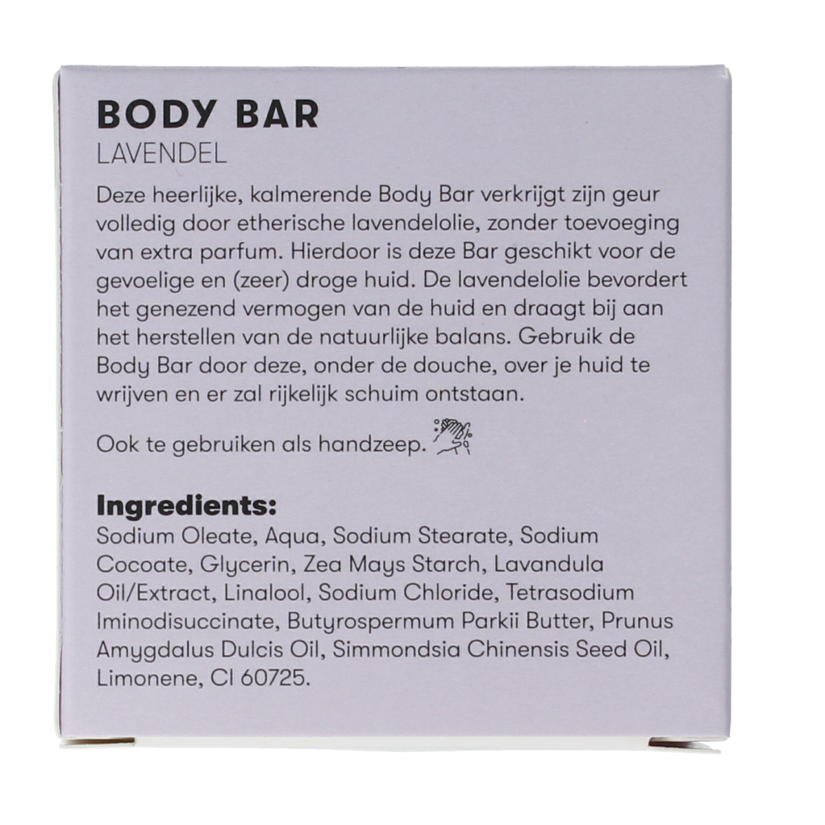 Shampoobars Body bar lavendel 60.00 Gram