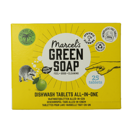 Marcel's Green Soap Vaatwas tabletten 25.00 Stuks