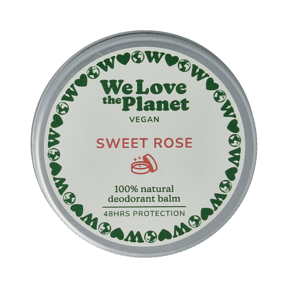 We Love Deodorant balm sweet rose vegan 35.00 Gram