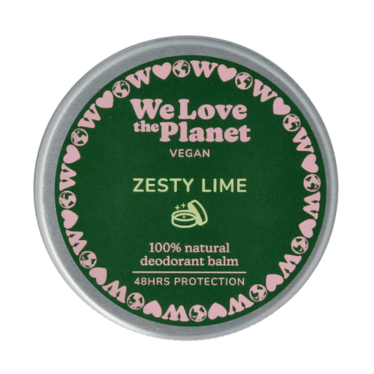 We Love Deodorant balm zesty lime vegan 35 Gram