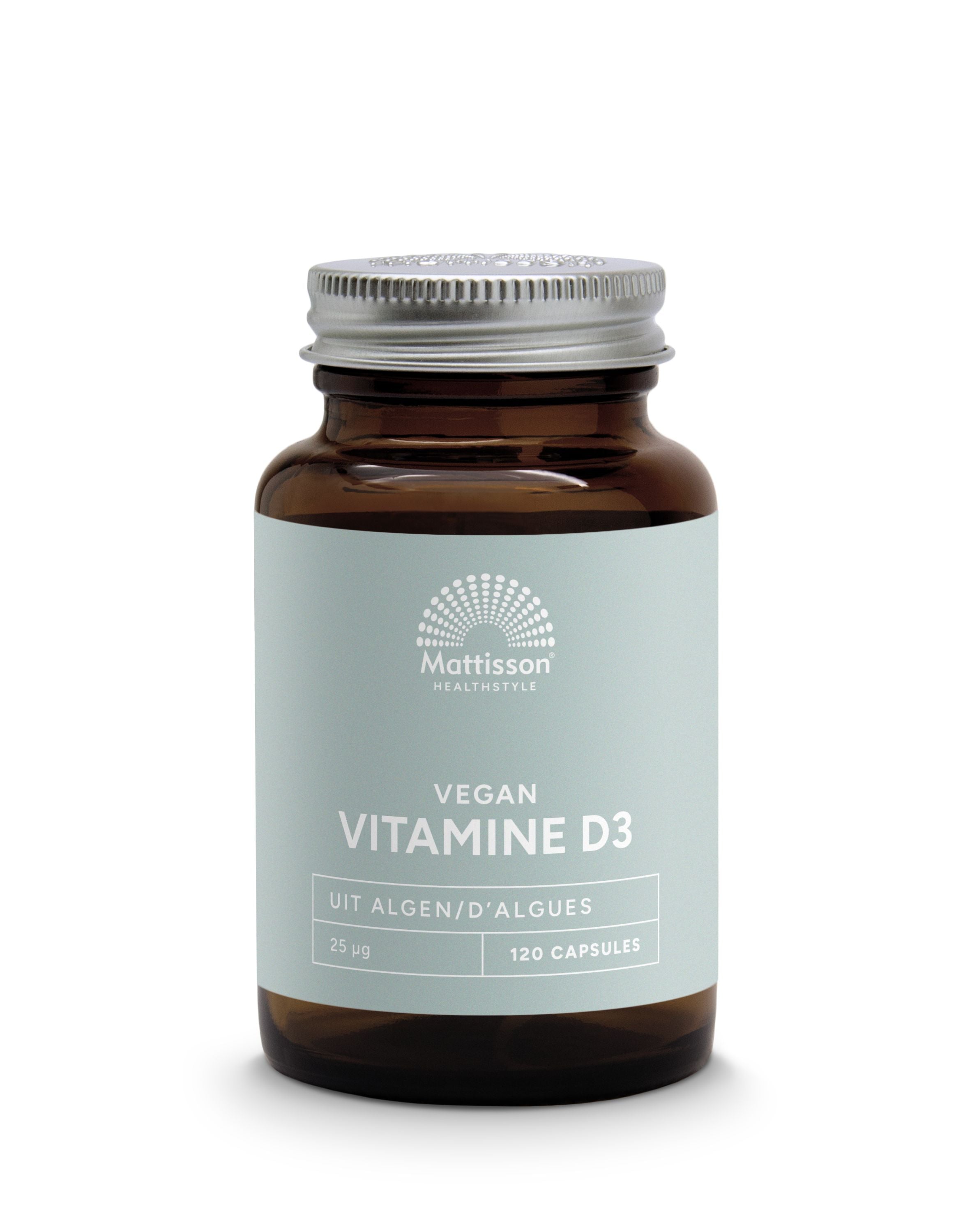 Mattisson Vegan vitamine D3 25mcg/1000IE 120.00 Vegetarische capsules