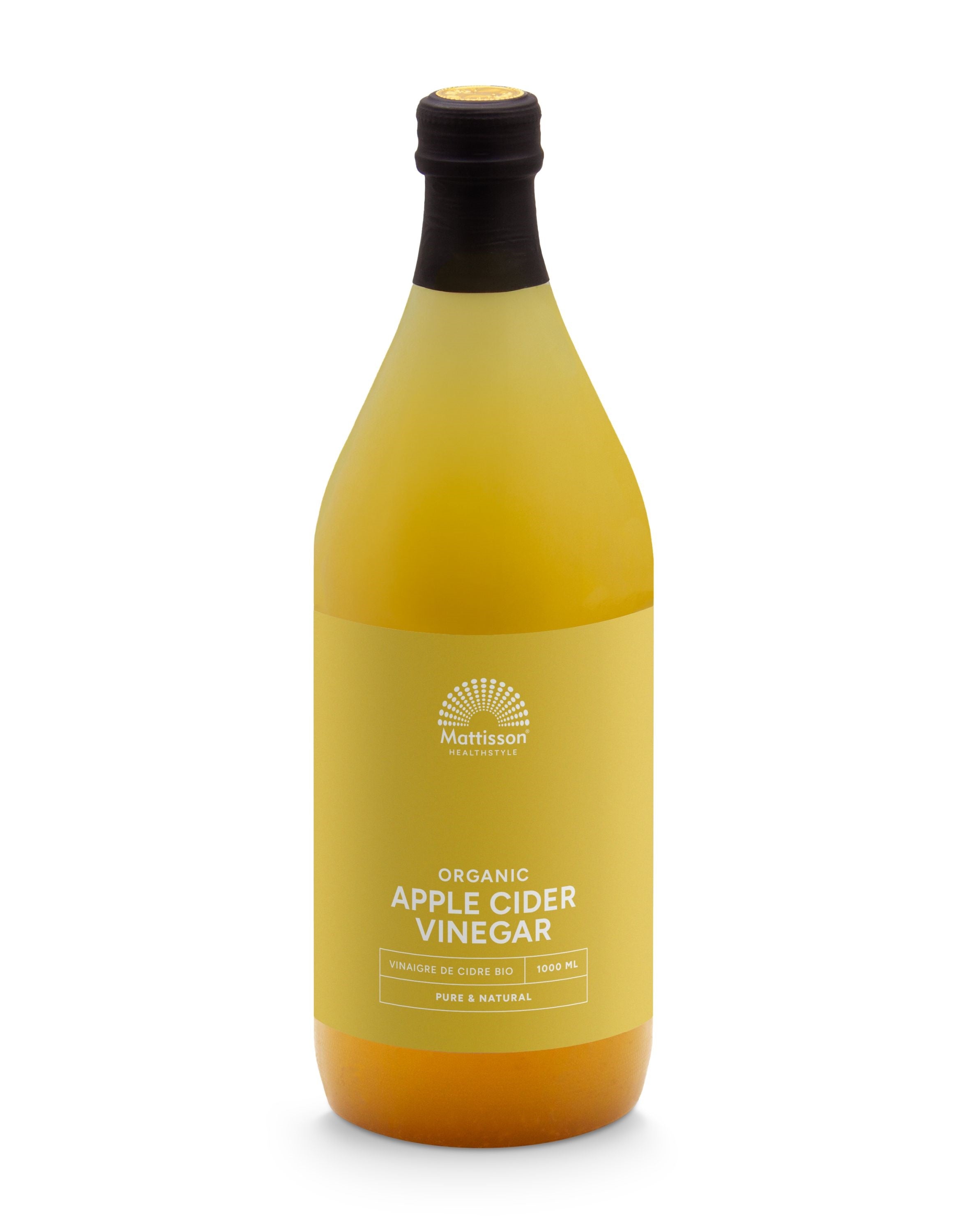 Mattisson Apple cider vinegar pure - appelazijn bio 1.00 Liter