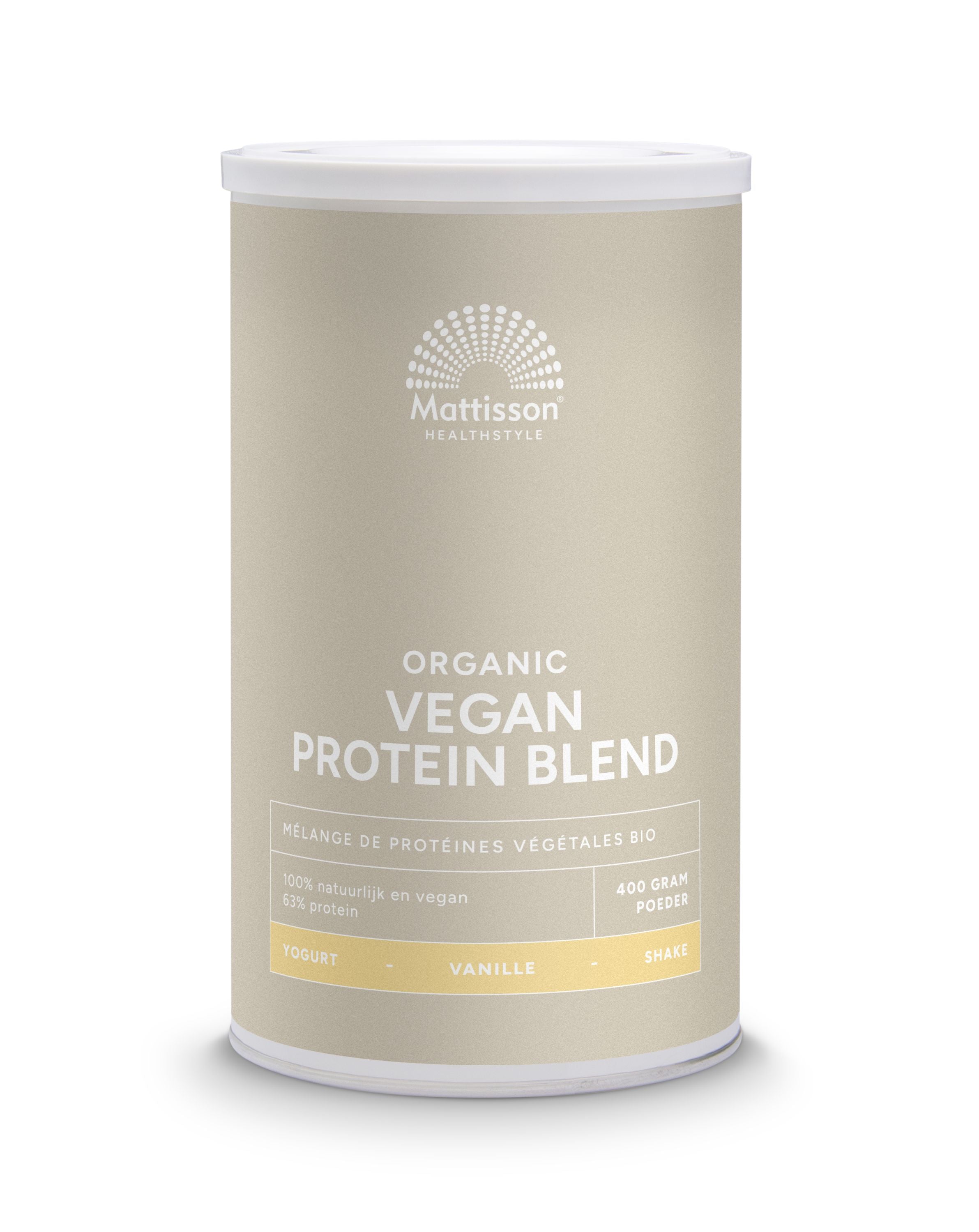 Mattisson Organic vegan protein blend vanilla 400.00 Gram