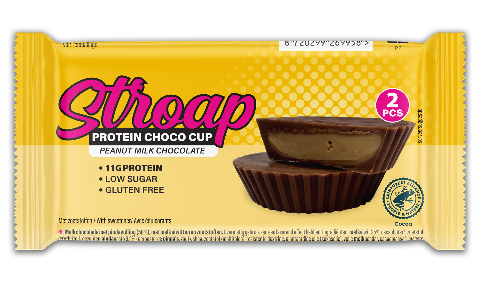 Stroap Protein peanut butter cup milk chocolate 42.00 Gram