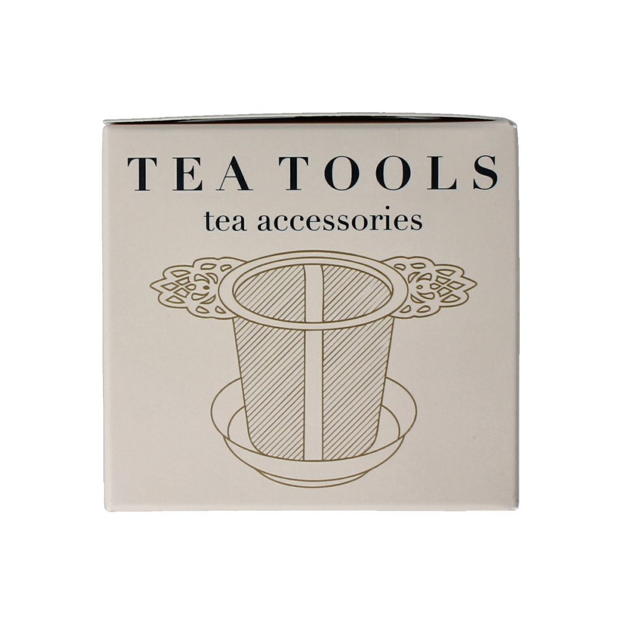 Stainless steel Geels Permanentfilter RVS ornament for coffee and tea, 1 piece, with intricate metal design.