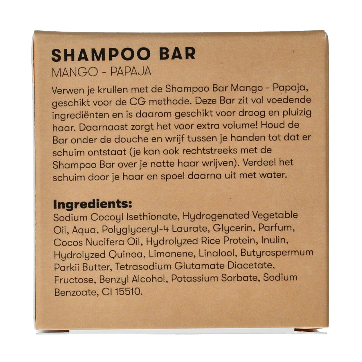 Shampoobars Shampoo bar mango & papaja 60.00 Gram