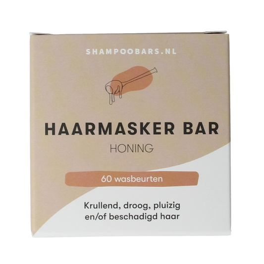 Shampoobars Haarmasker bar honing 45.00 Gram