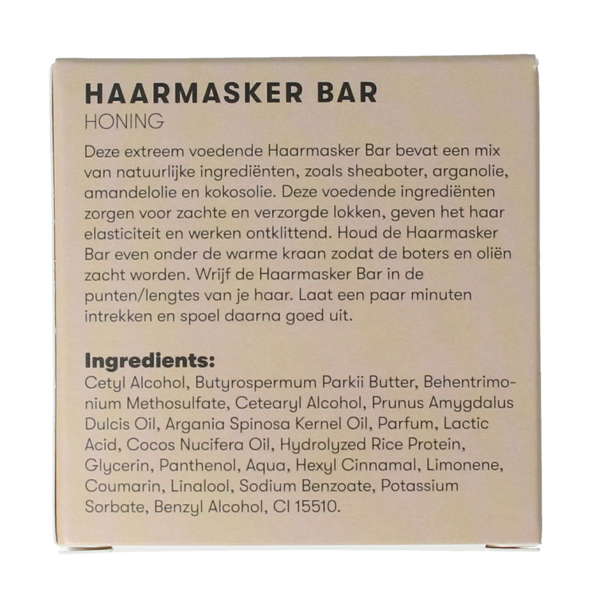 Shampoobars Haarmasker bar honing 45.00 Gram