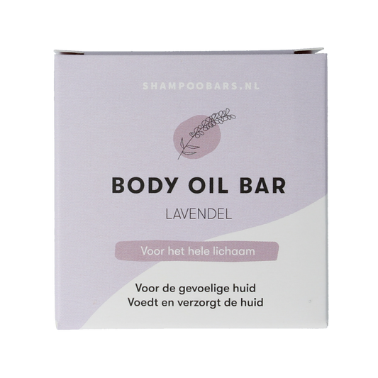 Shampoobars Body oil bar lavendel 45.00 Gram