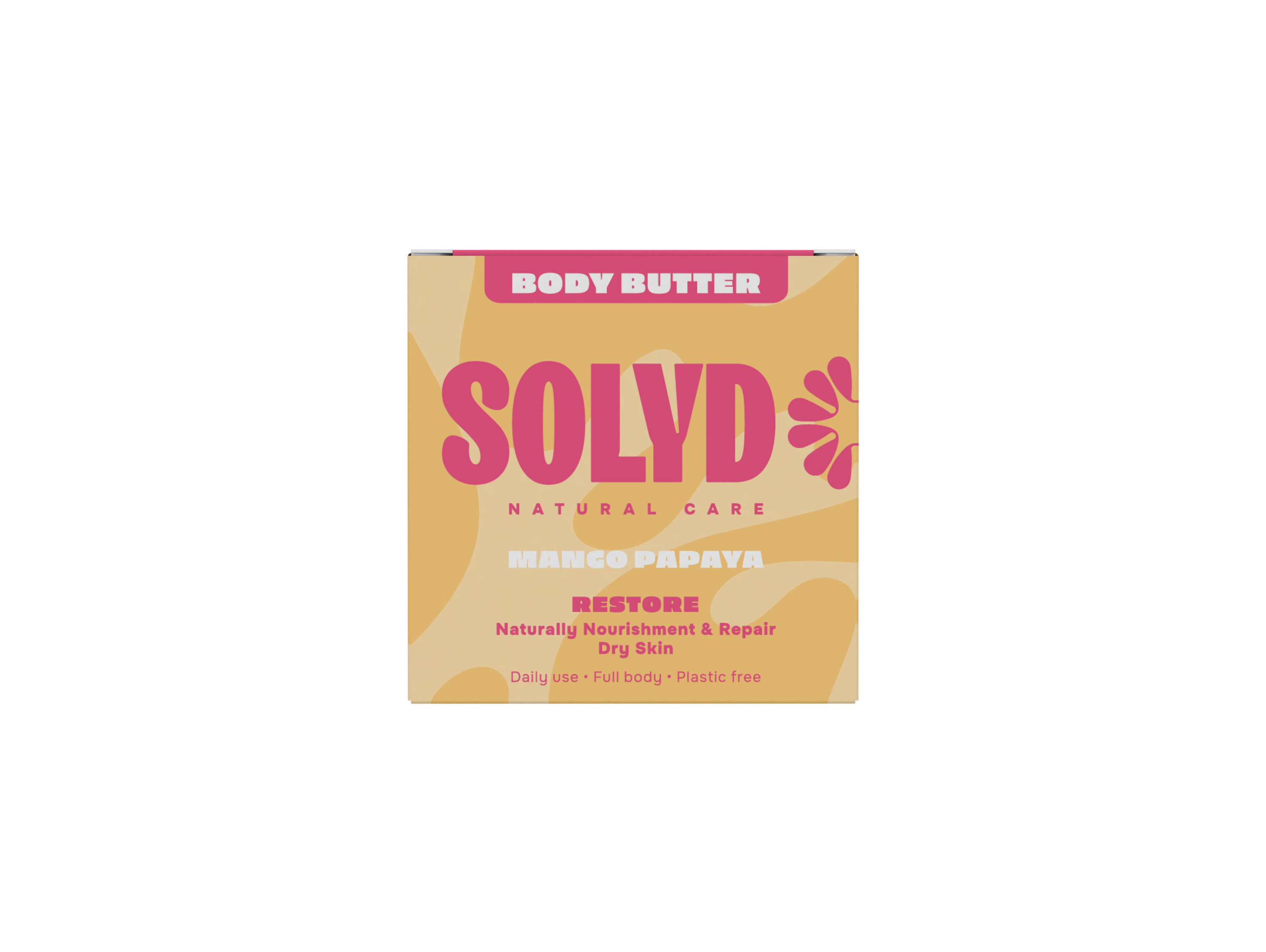 Solyd Body Butter Bar Mango Papaya 45.00 Gram