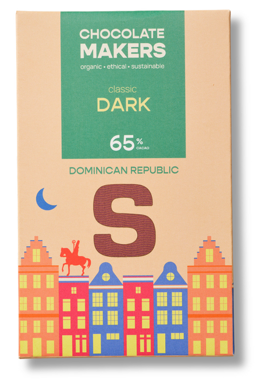 Chocolatemakers Sintletter puur 65% bio 100.00 Gram