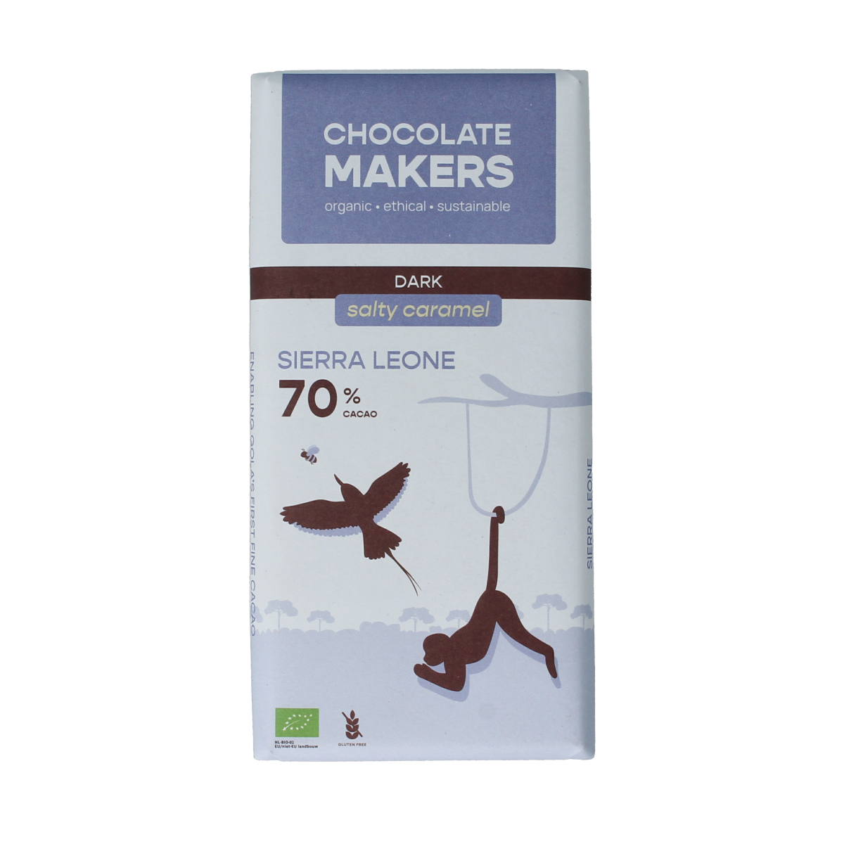 Chocolatemakers Sierra Leone salty caramel 70% bio 80.00 Gram