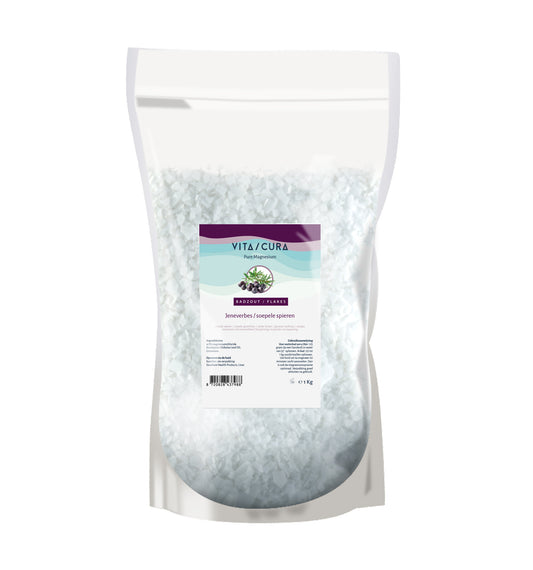 Vitacura Magnesium zout flakes jeneverbes 1 Kilogram