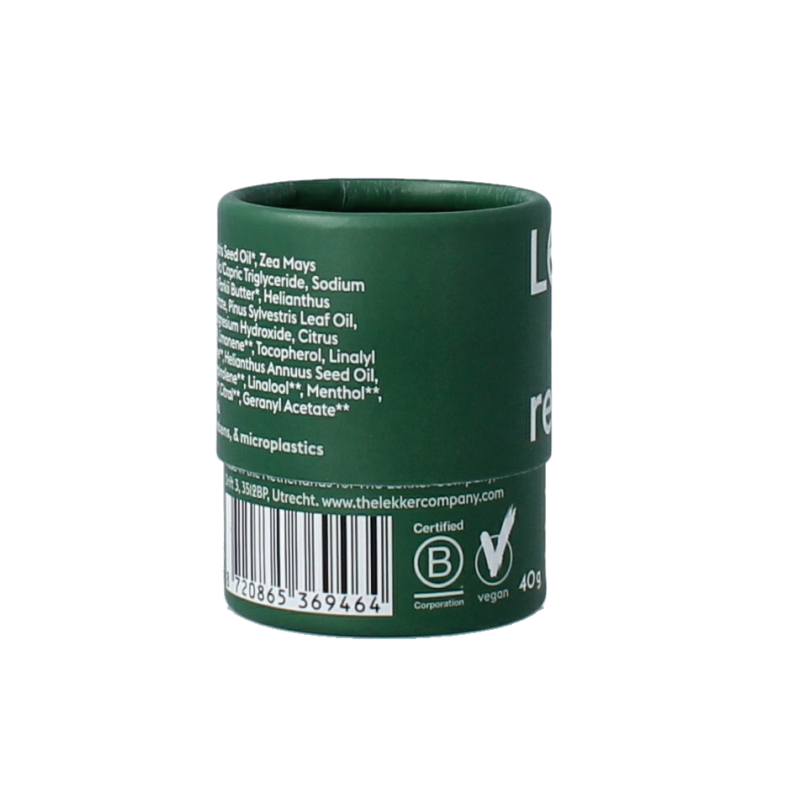 Lekker Company Deodorant refill be active 40 Gram