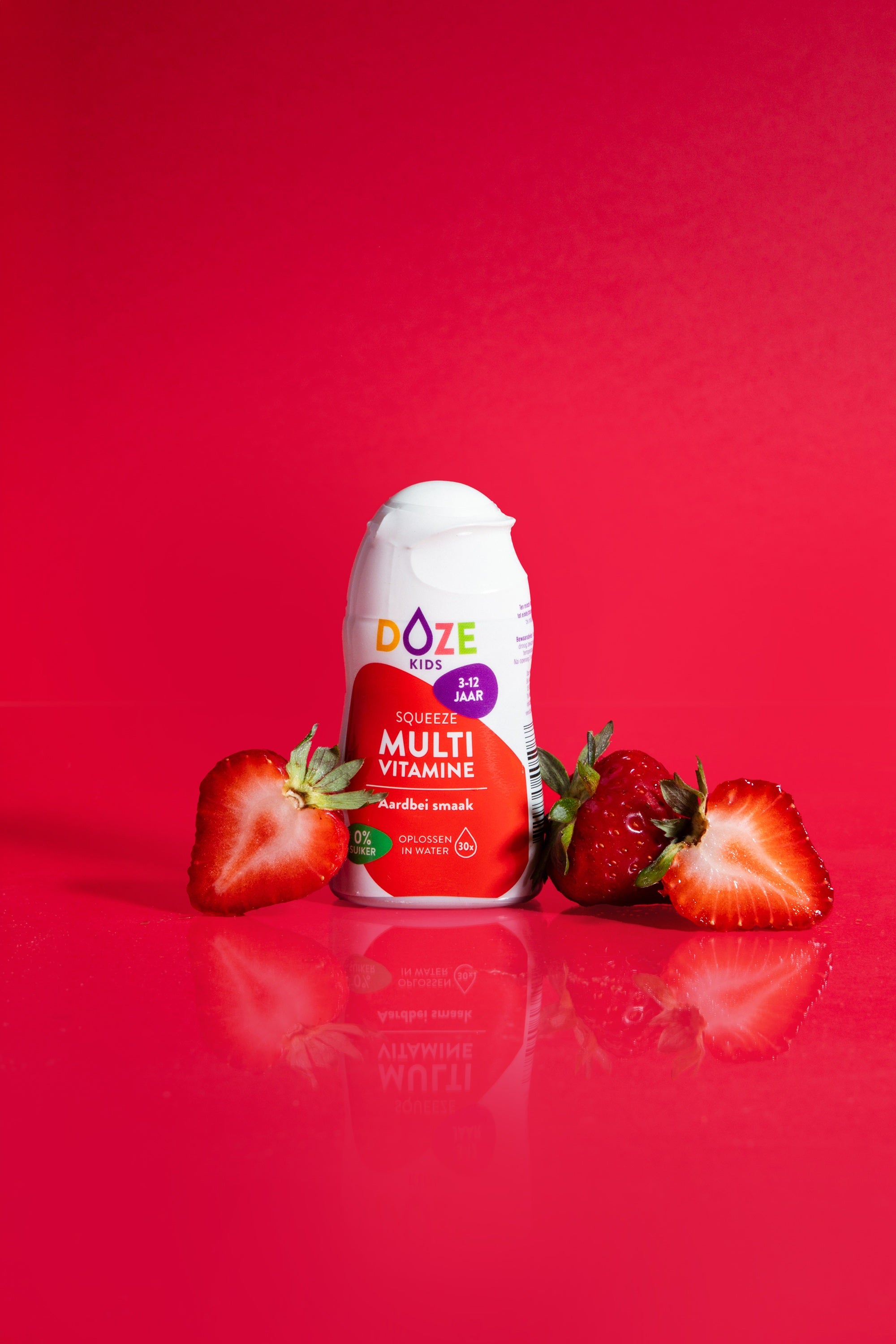 Doze Multi Kids Aardbei - vloeibare multi 50.00 Milliliter
