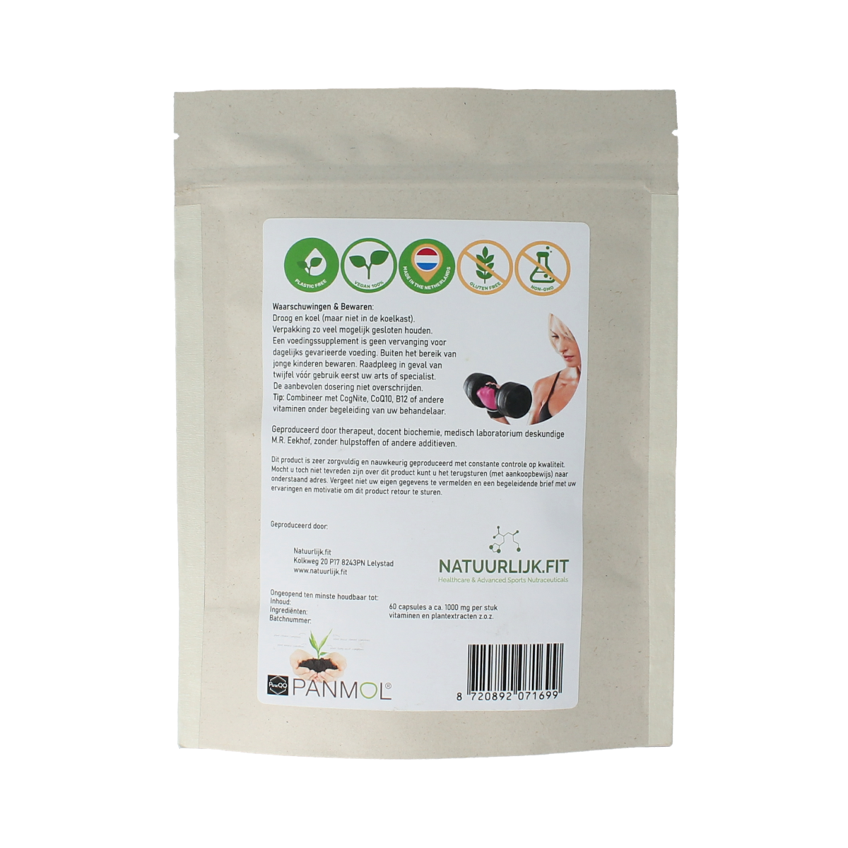 Natuurlijk.fit 3qmito 60.00 Capsules