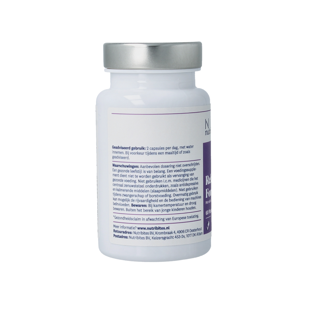 Nutribites Relax formule 60.00 Vegetarische capsules