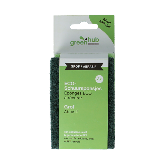 Greenhub  Schuursponsjes grof eco 2.00 Stuks