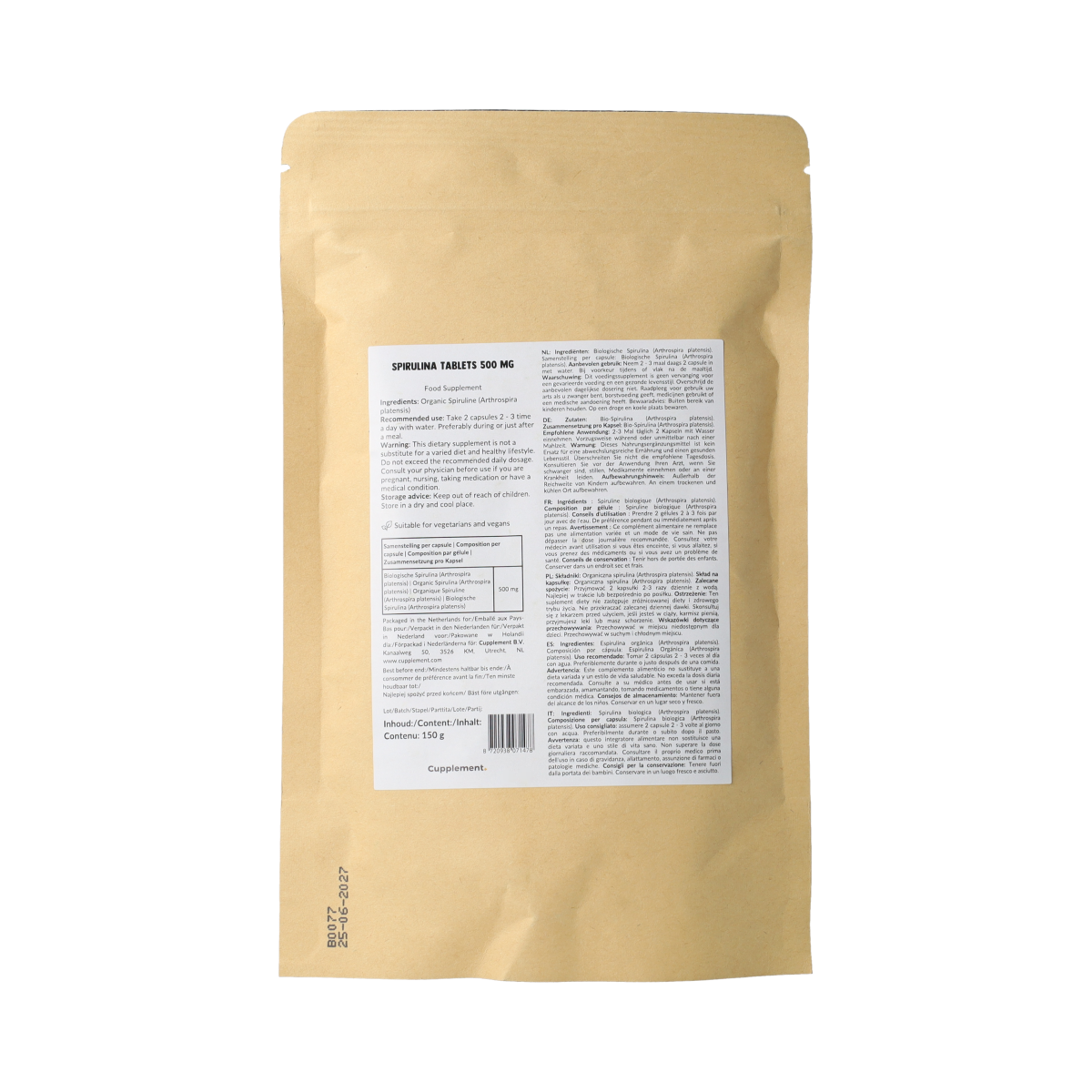 Goyu Spirulina 500mg bio 300.00 Tabletten