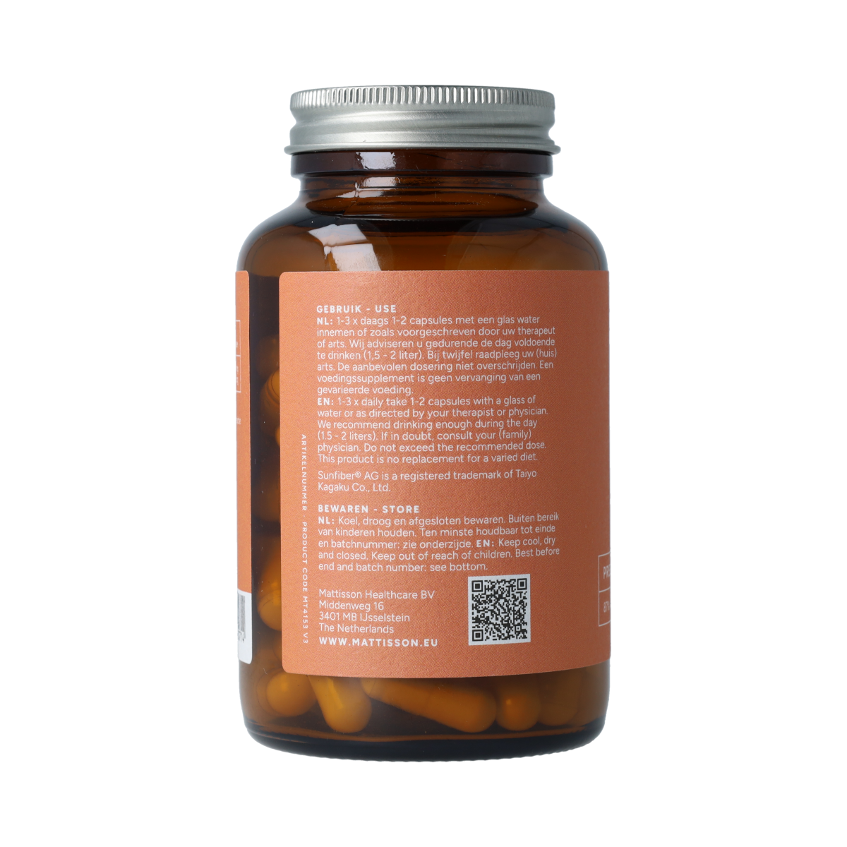 Mattisson Sunfiber vegan 90.00 Capsules