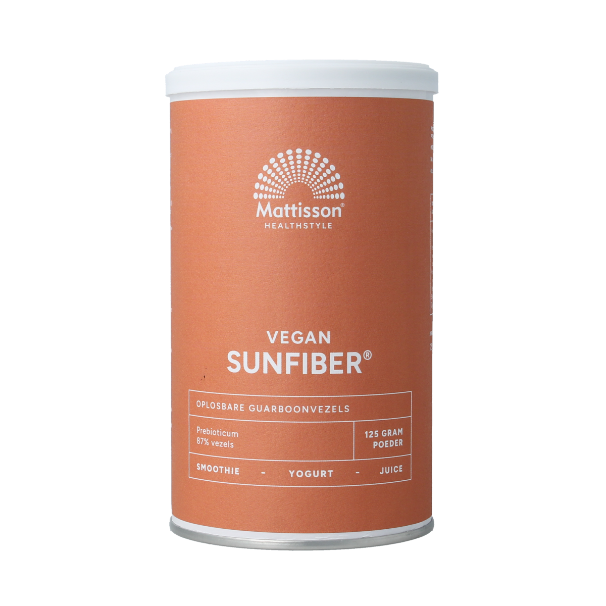Mattisson Sunfiber oplosbare guarboonvezels vegan 125.00 Gram