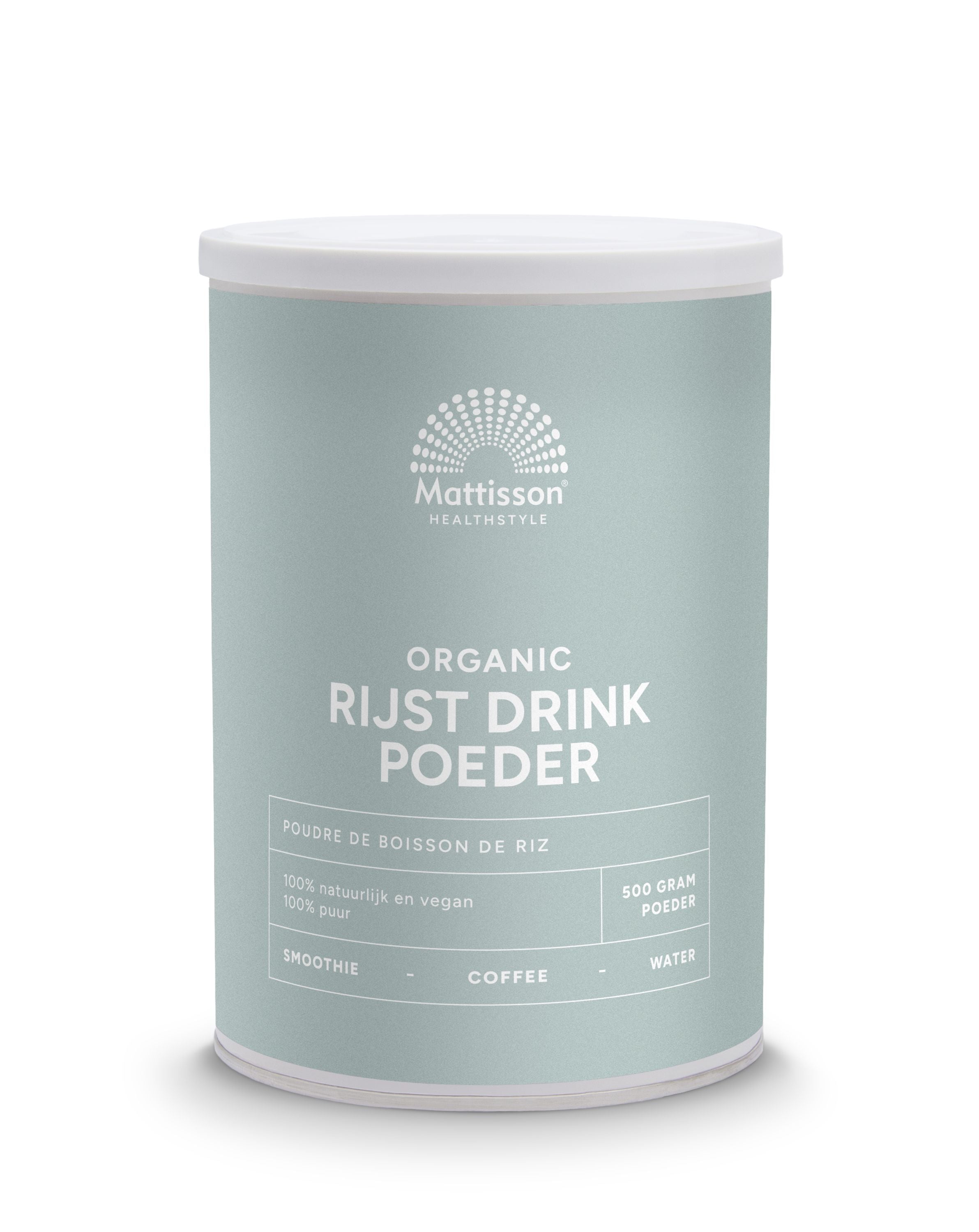 Mattisson Biologisch rijst drink poeder 500 Gram