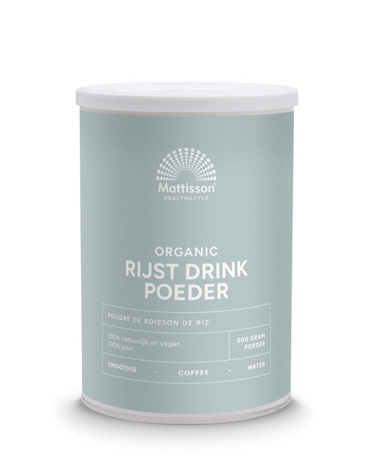 Mattisson Biologisch rijst drink poeder 500.00 Gram