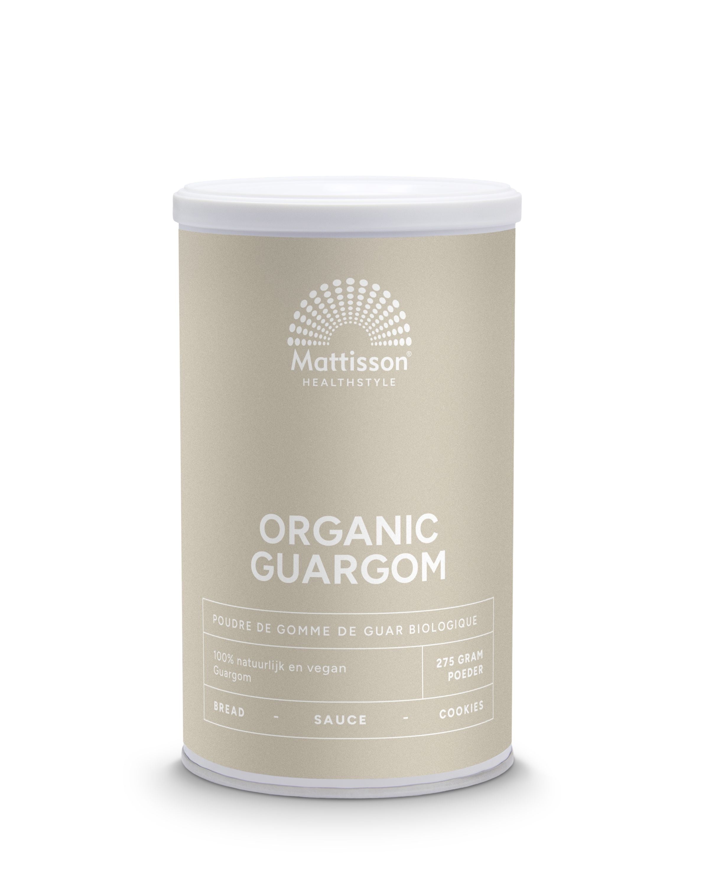 Mattisson Guargom poeder bio 275 Gram